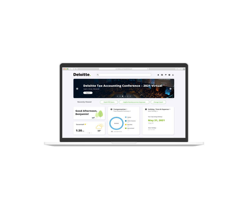 Redesign the talent on demand portal to enhance engagement and customer satisfaction for Deloitte employees